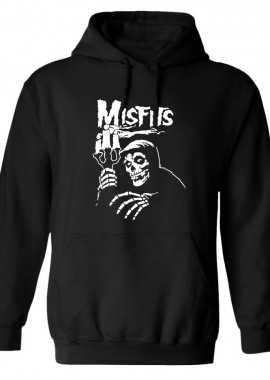 Rock Avenue - Hoodie Misfits 1 Rock Avenue Black