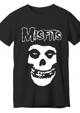 Rock Avenue - T-Shirt Misfits Skull Rock Avenue Black