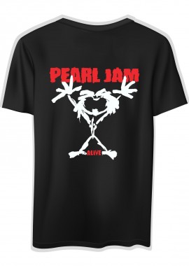 Rock Avenue - T-Shirt Pearl Jam Alive Rock Avenue Black
