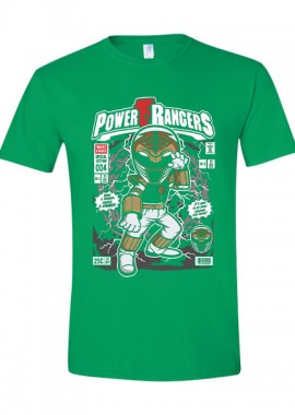 T-Shirt Power Ranger Pop Culture Irish Green