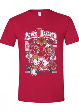 T-Shirt Power Ranger Pop Culture Red
