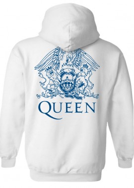 Rock Avenue - Hoodie Queen Art2 Rock Avenue White
