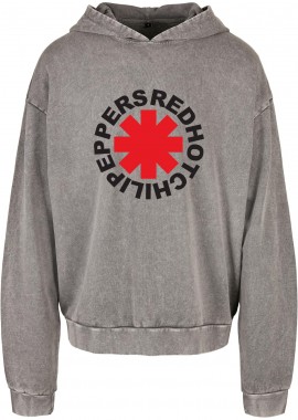 Oversized Premium Hoodie Rhcp Band Logo Art Rock Avenue Asphalt