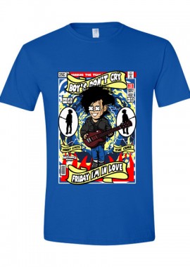 Pop Culture - T-Shirt Robert Smith The Cure Pop Culture Royal