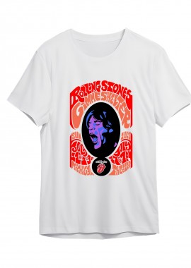 Rock Avenue - T-Shirt Rolling Stones Art1 Rock Avenue White