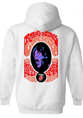 Rock Avenue - Hoodie Rolling Stones Art1 Rock Avenue White