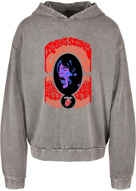 Oversized Premium Hoodie Rolling Stones Art1 Rock Avenue Asphalt