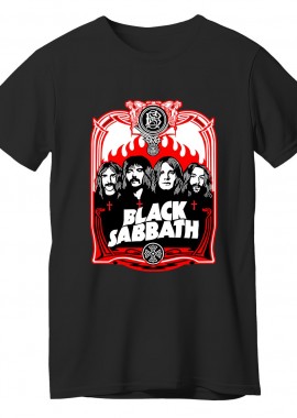 Rock Avenue - T-Shirt Black Sabbath Art Design1 Rock Avenue Black