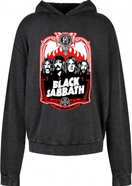 Rock Avenue - Oversized Premium Hoodie Black Sabbath Art Design1 Rock Avenue Black