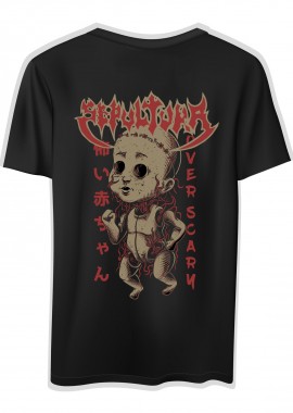 Rock Avenue - T-Shirt Sepultura Doll Rock Avenue Black