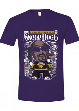 T-Shirt Snoop Dog Pop Culture Purple
