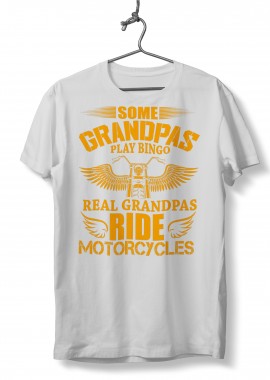 T-Shirt Some grandpas play bingo Pop Culture White