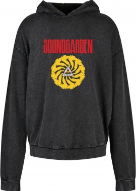 Rock Avenue - Oversized Premium Hoodie Soundgarden Bad Motor Finger Rock Avenue Black