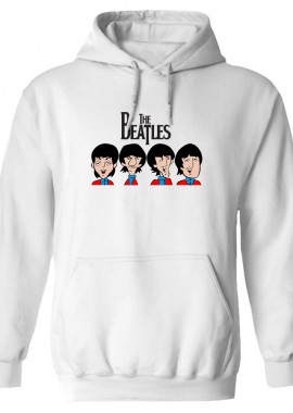 Rock Avenue - Hoodie The Beatles Rock Avenue White