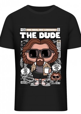 Pop Culture - T-Shirt The Dude Pop Culture Black