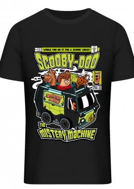 T-Shirt The Mistery Machine Pop Culture Black