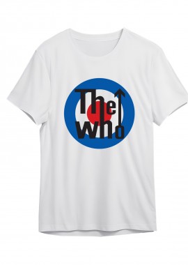 Rock Avenue - T-Shirt The Who Band Logo Art Rock Avenue White