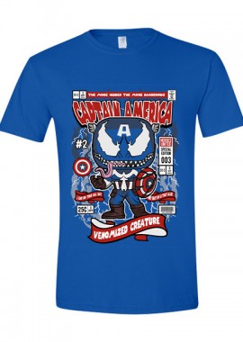 Pop Culture - T-Shirt Venom Captain America Pop Culture Royal