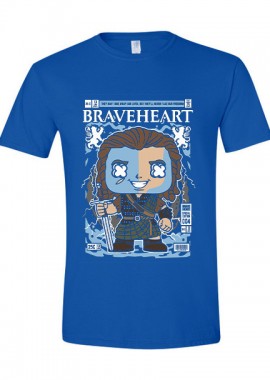 T-Shirt William Walace Brave Heart Pop Culture Royal
