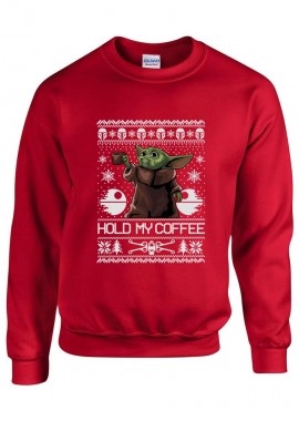 Pop Culture - Χριστουγεννιάτικο Ugly Sweater Yoda2 Pop Culture Red