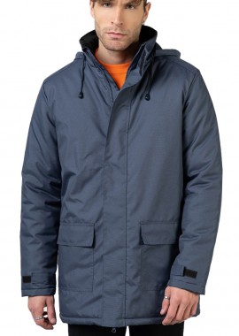 Μακρύ Παρκά 00126 About Basics Form Navy