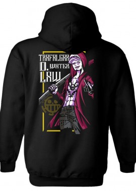Pop Culture - Hoodie Trafalgar D. Water Law One Piece Character Pop Culture Black