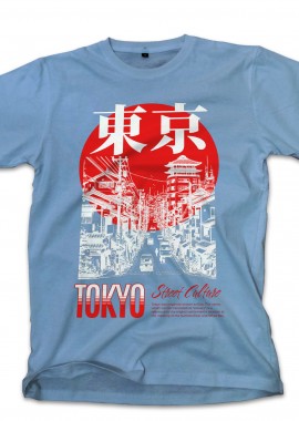 Pop Culture - T-Shirt Tokyo Street Culture Pop Culture Carolina Blue
