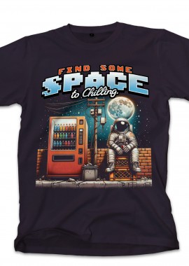 Pop Culture - T-Shirt Astronaut Graphic 2 Pop Culture Black