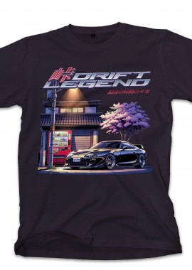 T-Shirt Drift Legend Pop Culture Black