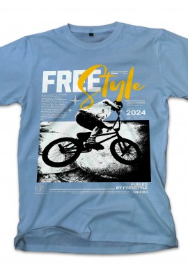 Pop Culture - T-Shirt Freestyle Pop Culture Carolina Blue