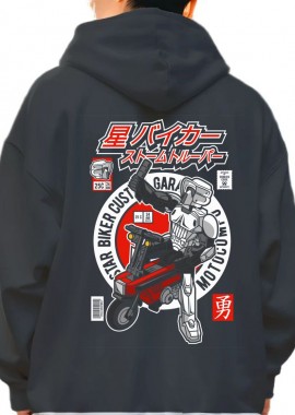 Pop Culture - Hoodie Motocompo Pop Culture Black