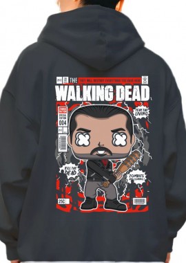 Pop Culture - Hoodie Negan Walking Dead Pop Culture Black