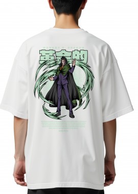 Oversized T-Shirt One Piece Monkey D. Dragon Pop Culture White