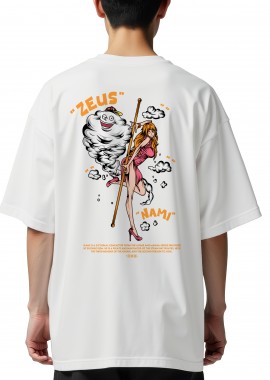 Pop Culture - Oversized T-Shirt One Piece Nami Pop Culture White