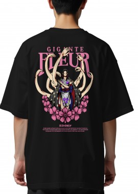 Pop Culture - Oversized T-Shirt One Piece Nico Robin Pop Culture Black