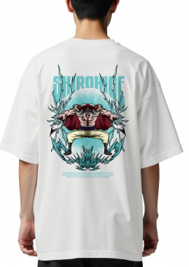 Pop Culture - Oversized T-Shirt One Piece Shirohige White Pop Culture White