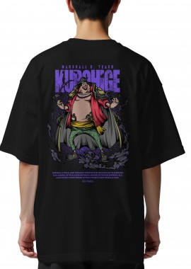 Pop Culture - Oversized T-Shirt One Piece Teach Pop Culture Black
