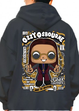 Hoodie Ozzy Osbourne Pop Culture Black