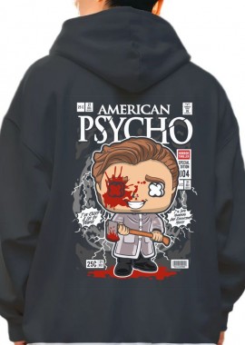 Pop Culture - Hoodie American Psycho Patrick Bateman Pop Culture Black