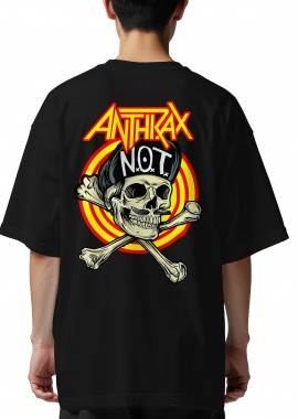 Rock Avenue - Oversized T-Shirt Anthrax Art2 Rock Avenue Black