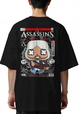 Oversized T-Shirt Assasin Creed Pop Culture Black