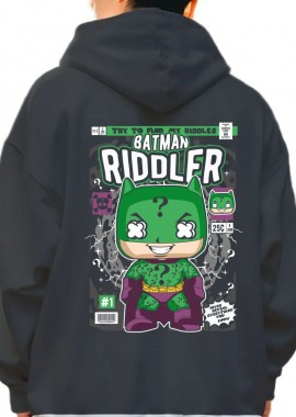 Pop Culture - Hoodie Batman Riddler Pop Culture Black