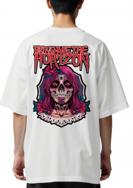 Rock Avenue - Oversized T-Shirt Bring Me The Horizon Rock Avenue White