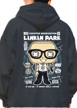 Pop Culture - Hoodie Chester Bennington Pop Culture Black