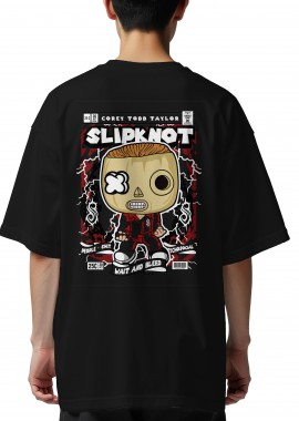 Oversized T-Shirt Corey Taylor Slipknot Pop Culture Black