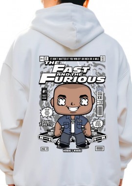 Pop Culture - Hoodie Dom Toretto Fast and Furious Pop Culture White