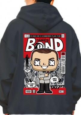 Pop Culture - Hoodie James Bond Pop Culture Black