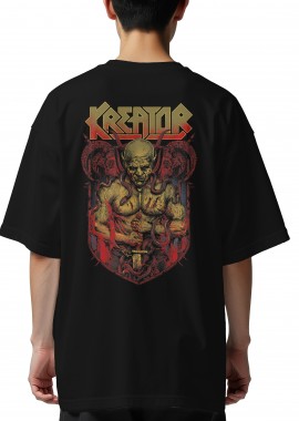 Oversized T-Shirt Kreator 3 Rock Avenue Black