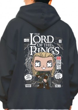 Hoodie Legolas Lord Of The Rings Pop Culture Black