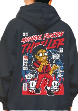 Pop Culture - Hoodie Michael Jackson Thriller Pop Culture Black
